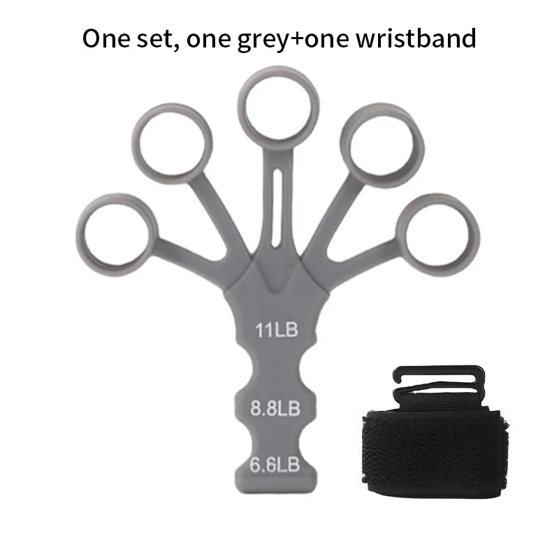 Silicone Grip Training and Exercise Finger Stretcher for Hand Strengthening and Arthritis Relief