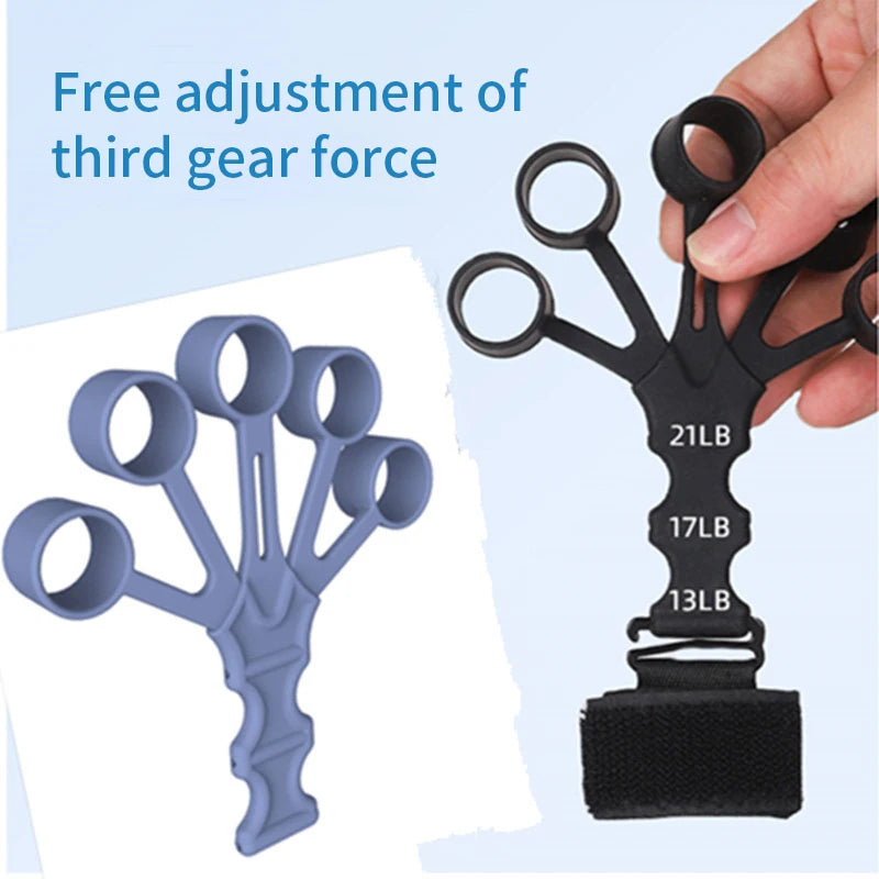 Silicone Grip Training and Exercise Finger Stretcher for Hand Strengthening and Arthritis Relief