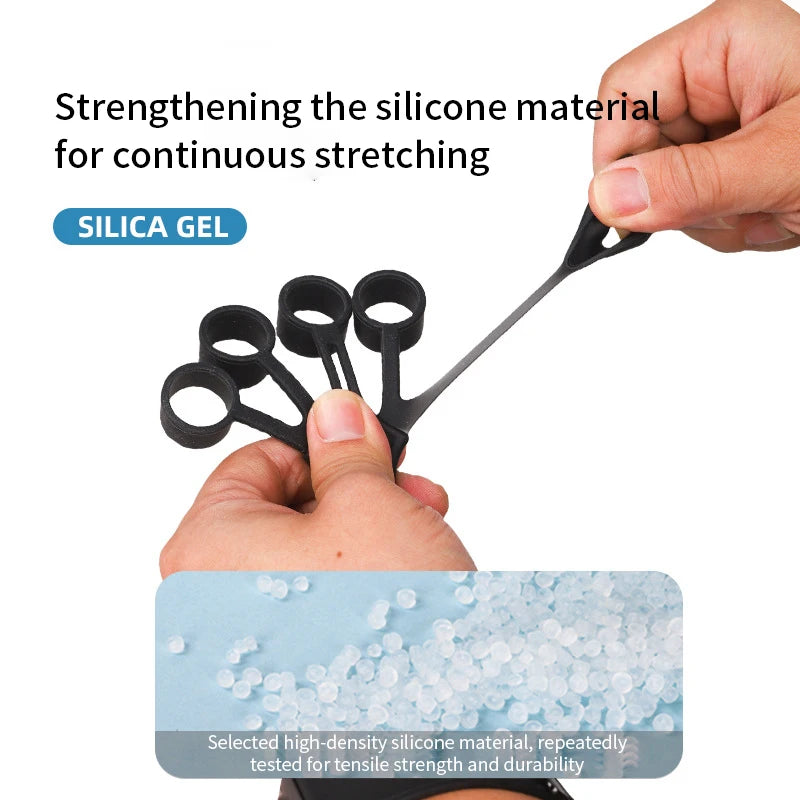 Silicone Grip Training and Exercise Finger Stretcher for Hand Strengthening and Arthritis Relief