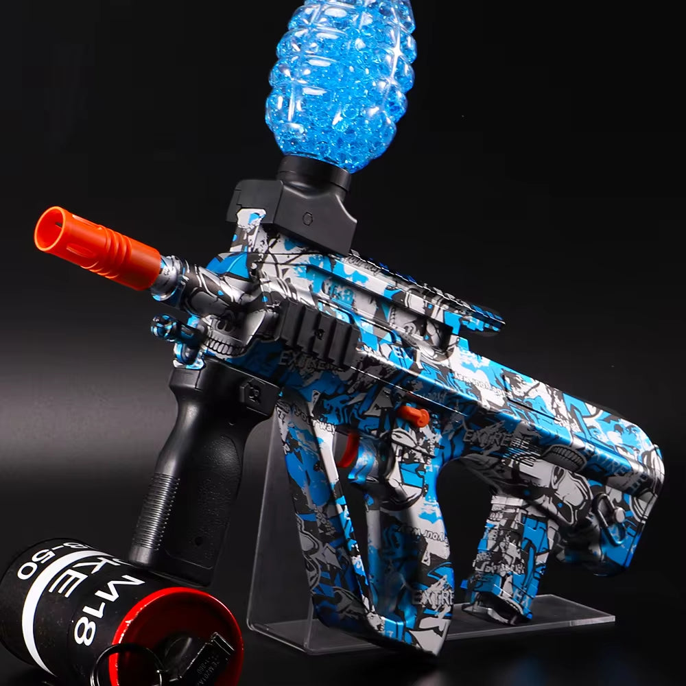 High-Speed AUG Electric Ball Blaster - Fun for Kids and Adults, Outdoor Game Parties (Excluding Water Bombs)