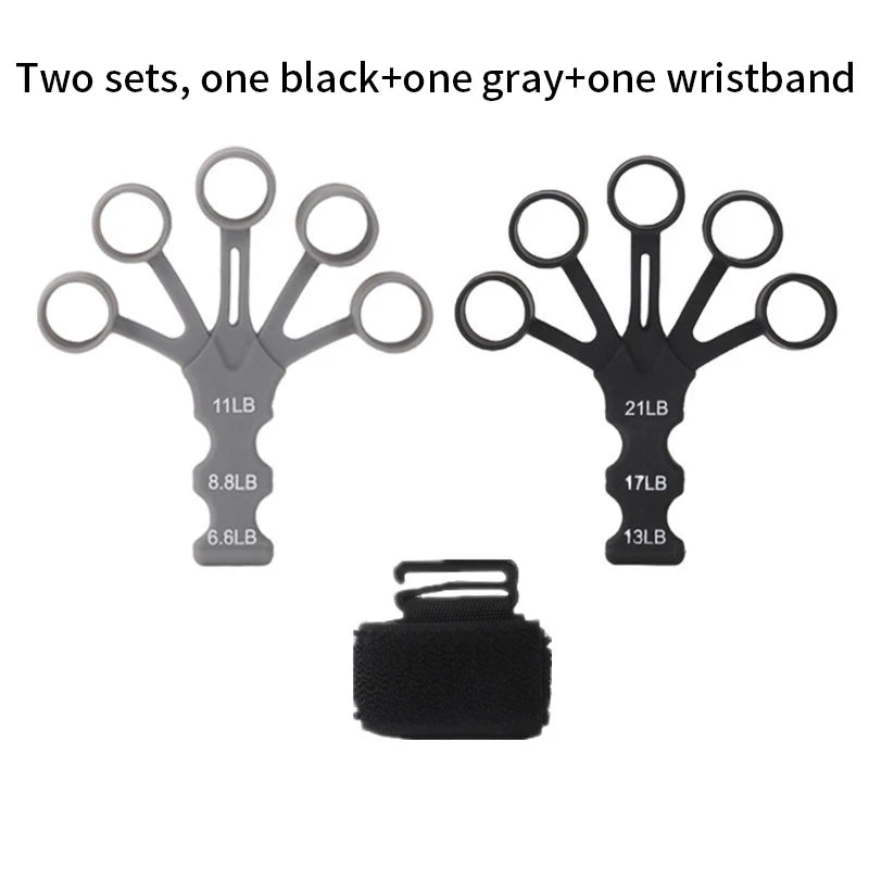 Silicone Grip Training and Exercise Finger Stretcher for Hand Strengthening and Arthritis Relief