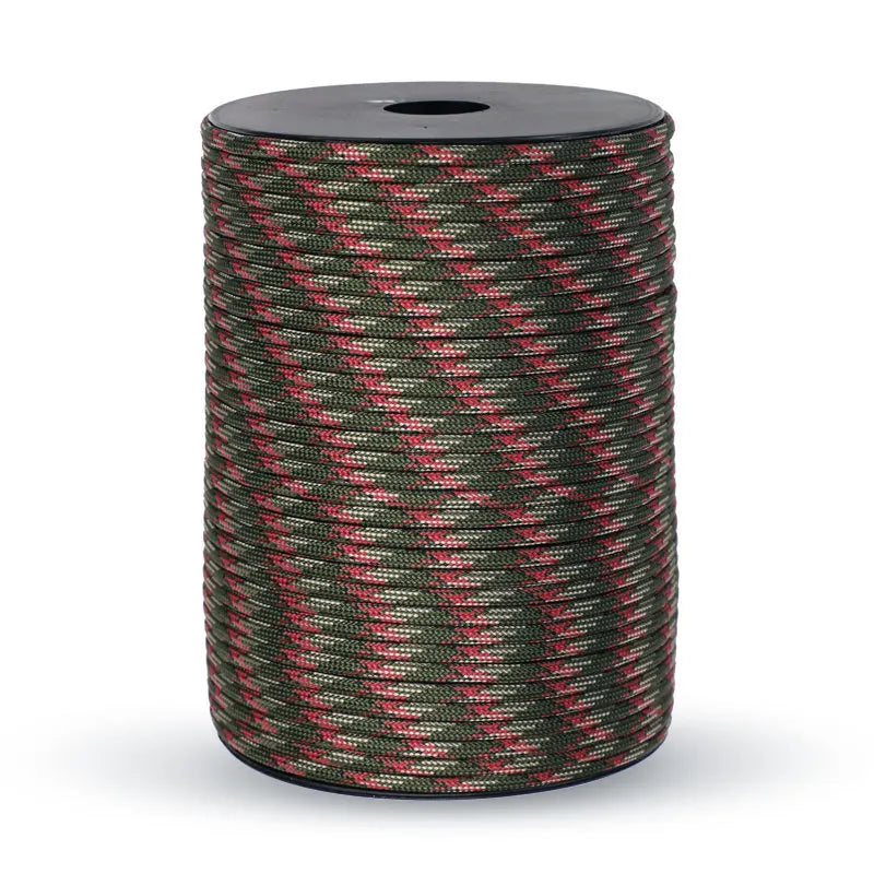 100M Military-Grade 550 Paracord - 9-Core 4mm Outdoor Survival and Camping Utility Rope