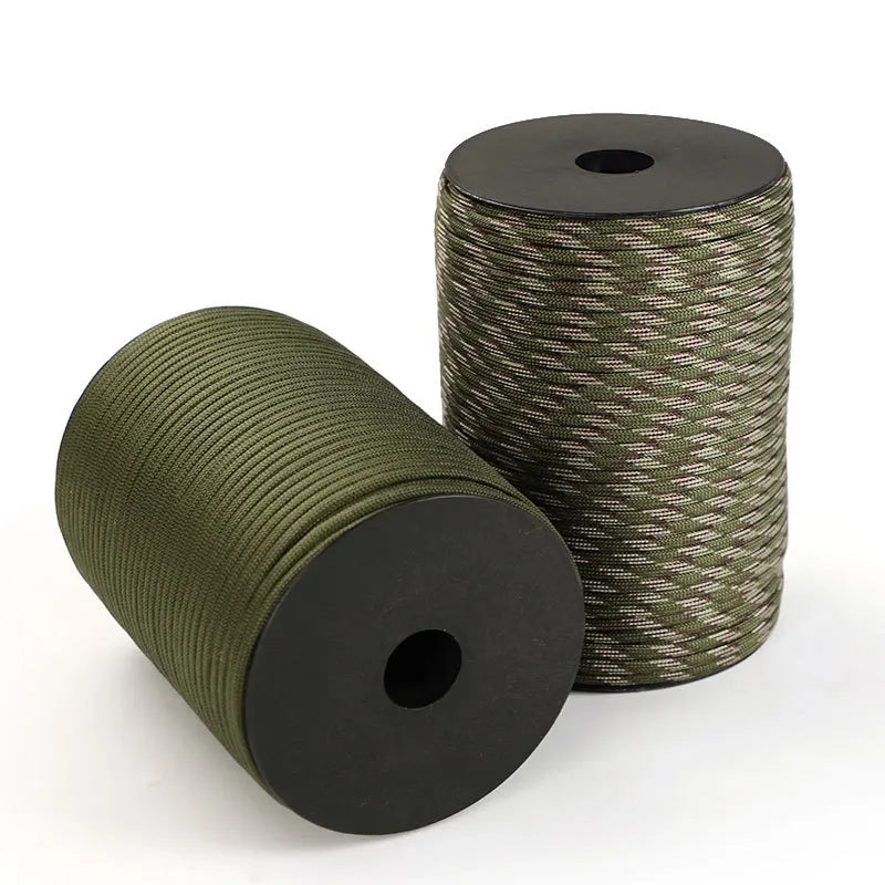 100M Military-Grade 550 Paracord - 9-Core 4mm Outdoor Survival and Camping Utility Rope