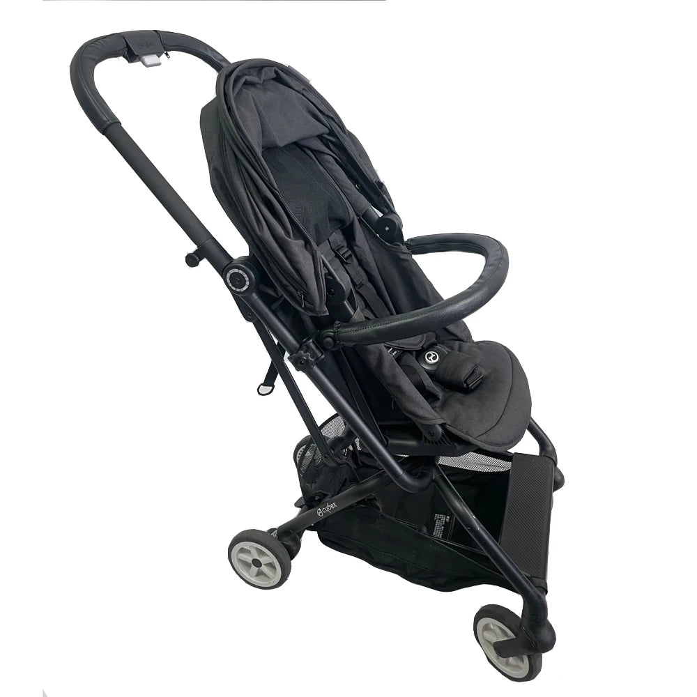 Baby Stroller Bumper Bars and PU Leather Cover for Cybex EEZY S & EEZY S TWIST Strollers, Baby Stroller Accessories for Cybex