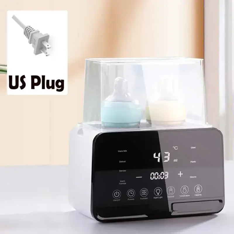 Newborn Baby Feeding Bottle Warmer & Sterilizers with Timer Accurate Temperature Control Food Milk Warmers Baby Accessories