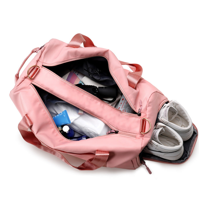 Waterproof Duffel Bag for Fitness and Travel - Unisex Weekender Shoulder Bag for Gym and Swimming
