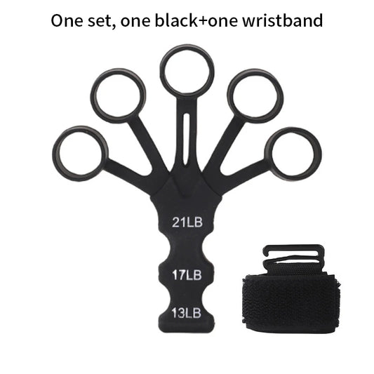 Silicone Grip Training and Exercise Finger Stretcher for Hand Strengthening and Arthritis Relief
