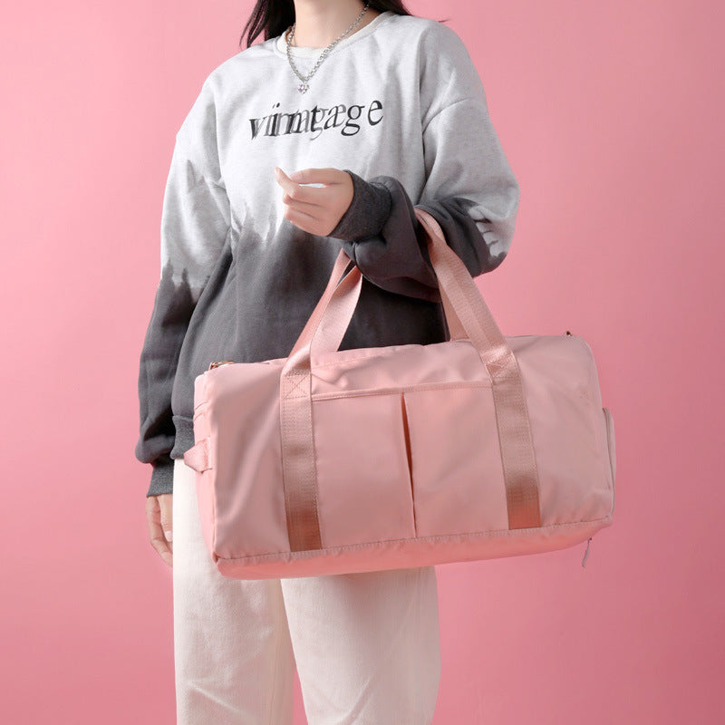 Waterproof Duffel Bag for Fitness and Travel - Unisex Weekender Shoulder Bag for Gym and Swimming