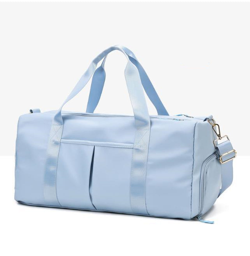 Waterproof Duffel Bag for Fitness and Travel - Unisex Weekender Shoulder Bag for Gym and Swimming