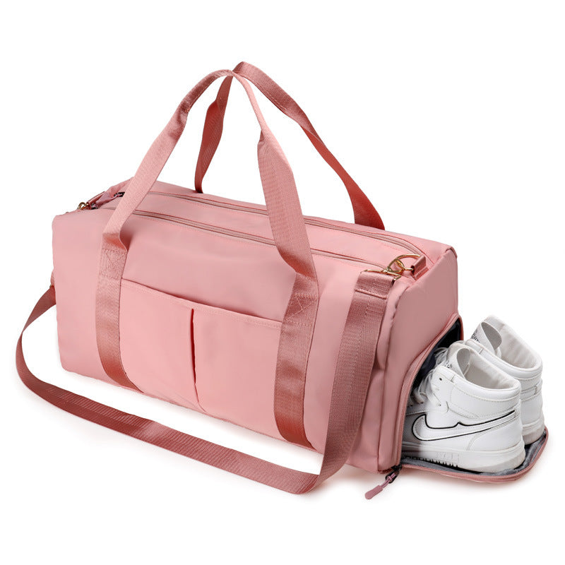 Waterproof Duffel Bag for Fitness and Travel - Unisex Weekender Shoulder Bag for Gym and Swimming