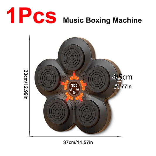 LED-Illuminated Smart Music Boxing Wall Target for Enhanced Agility and Reaction Training