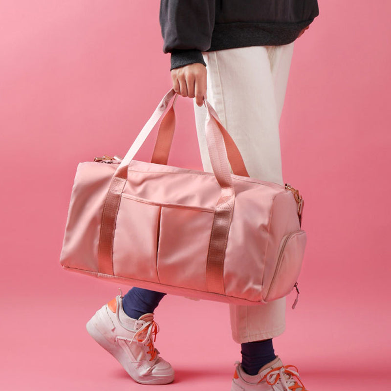 Waterproof Duffel Bag for Fitness and Travel - Unisex Weekender Shoulder Bag for Gym and Swimming