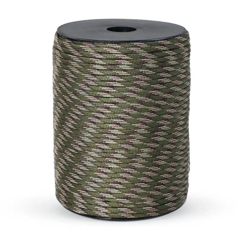 100M Military-Grade 550 Paracord - 9-Core 4mm Outdoor Survival and Camping Utility Rope