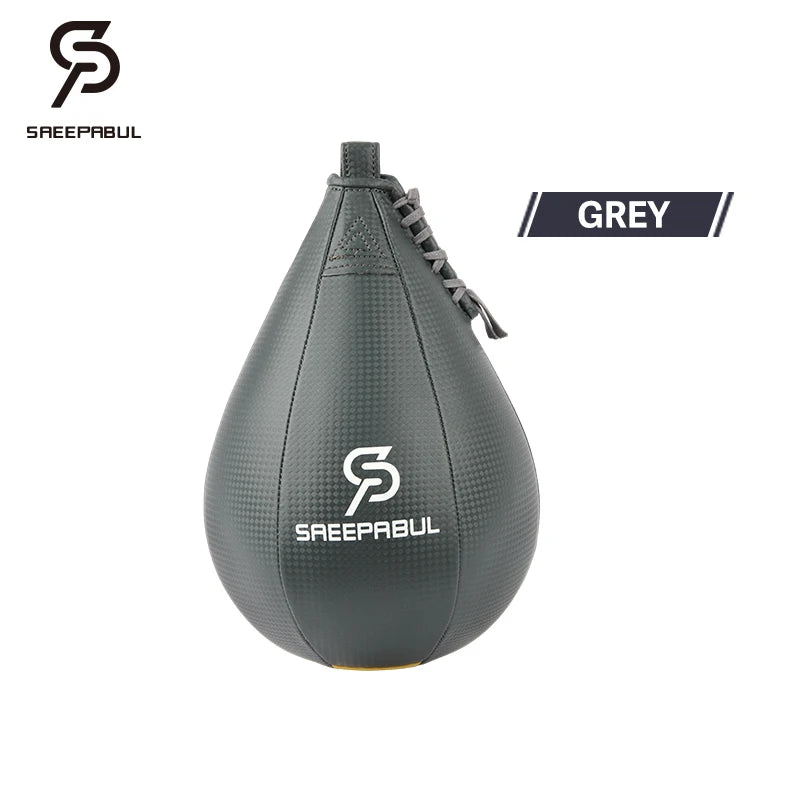 Professional Boxing Pear Shape PU Speed Ball with Swivel for Fitness Training and Gym Exercise