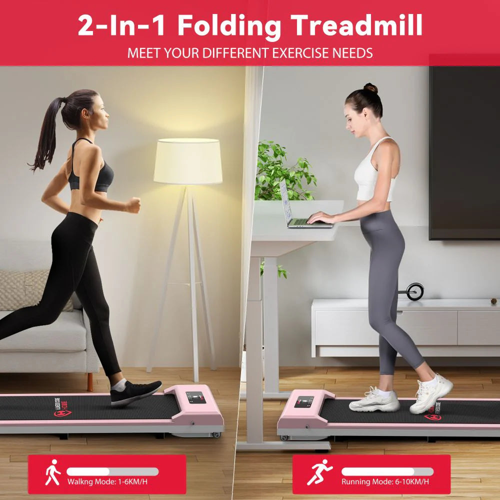 C1 Treadmill with Adjustable Speed Range of 1-10 KM/H