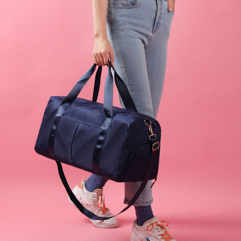 Waterproof Duffel Bag for Fitness and Travel - Unisex Weekender Shoulder Bag for Gym and Swimming
